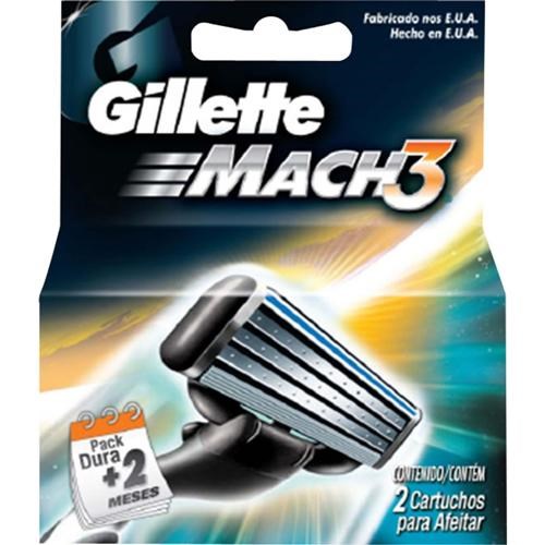 Carga Gillette Mach3 - 2 unidades