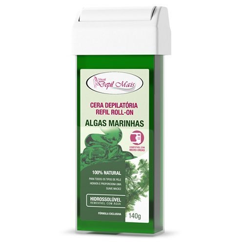Cera Depilatoria Corporal Depilart Roll-on algas marinhas com 100g